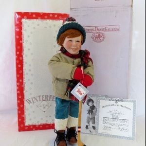 Ashton Drake Galleries " Brian" - 1st Issue In Stewart Sherwood's Winterfest Col